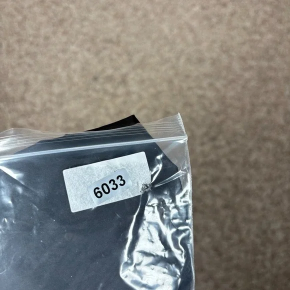 Vintage Nike Track Pants Men's Black White Lined Y2K Grunge Skate Goth Size L - Picture 10 of 10